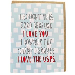 NWT Love You & The USPS Card